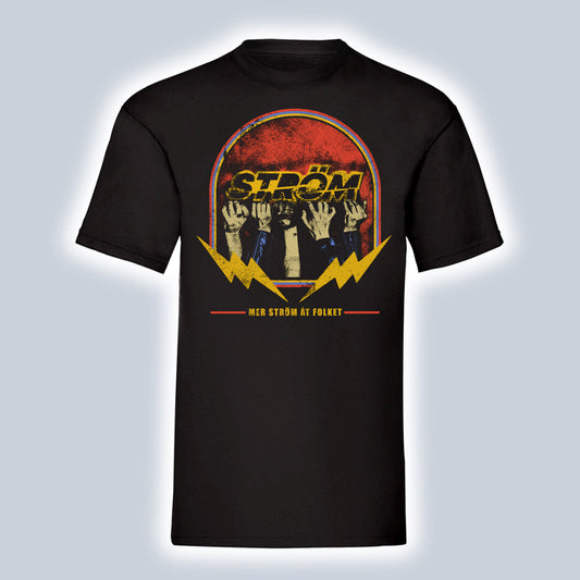 00 - Black Tee w/ "Fists" print