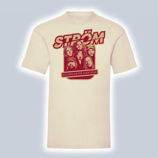 06 - Cream Tee w/ "Emblem" print