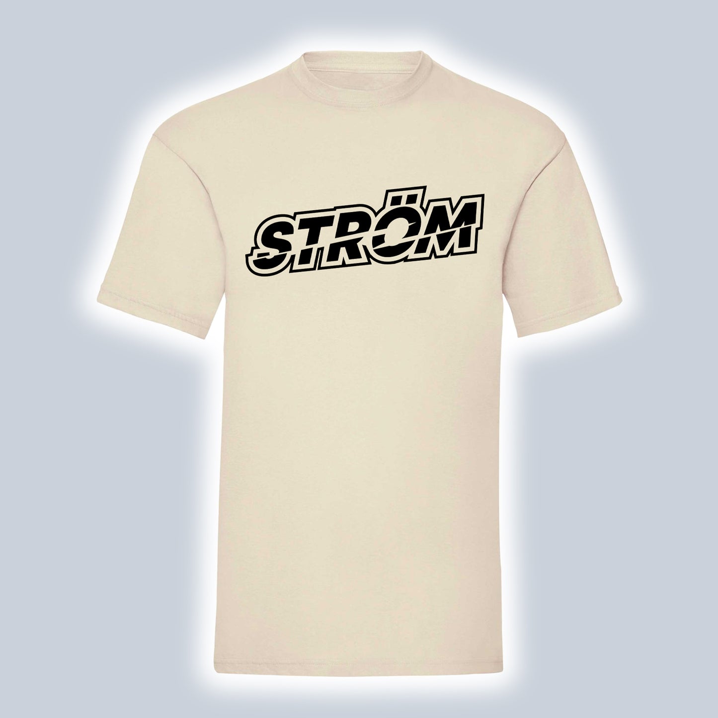 13 - Cream Tee w/ logo